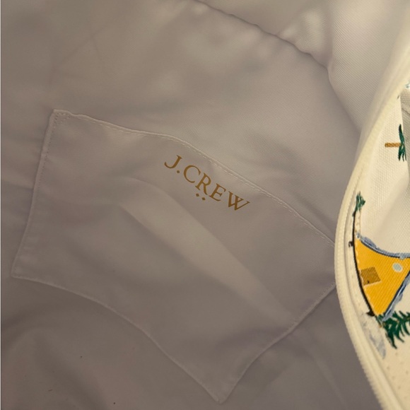 J. Crew Ski Structured Canvas Tote w/Zipper - Picture 7 of 7